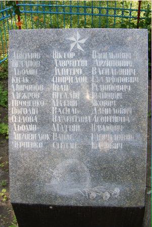 Братская могила в селе Ладыжинка (вид 2)