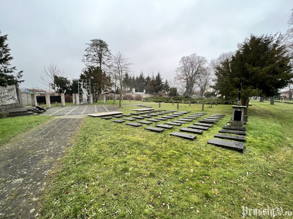 Воинское кладбище в городе Старгард-Щецински 