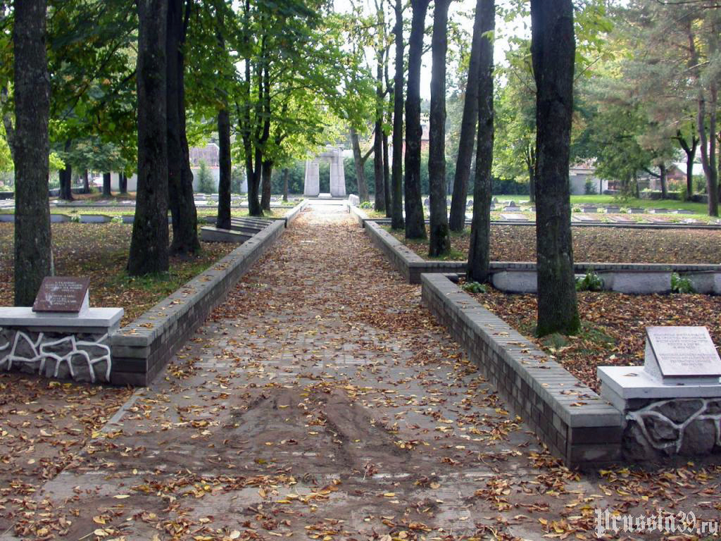 Воинское кладбище в городе Алитус (общий вид)