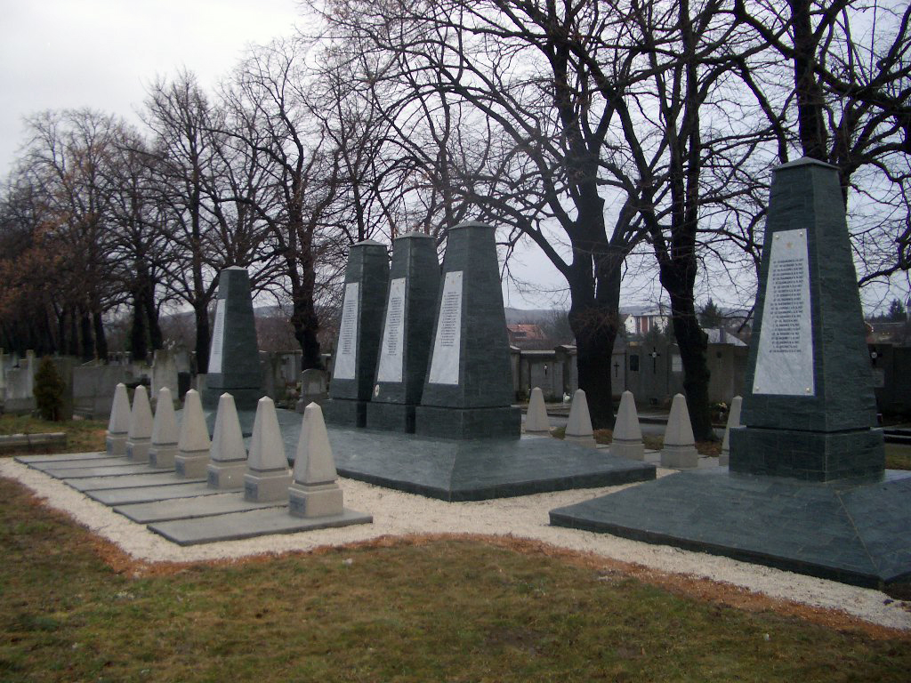 Воинское кладбище в городе Шопрон (общий вид)