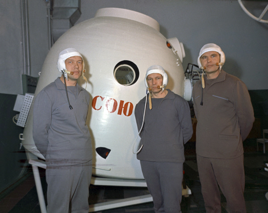 Экипаж космического корабля «Союз-10», 1971 год