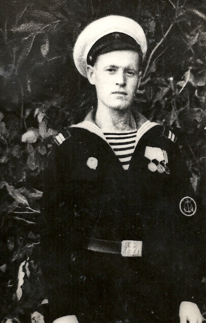 К.И.Клюев во время службы в Военно-Морском Флоте