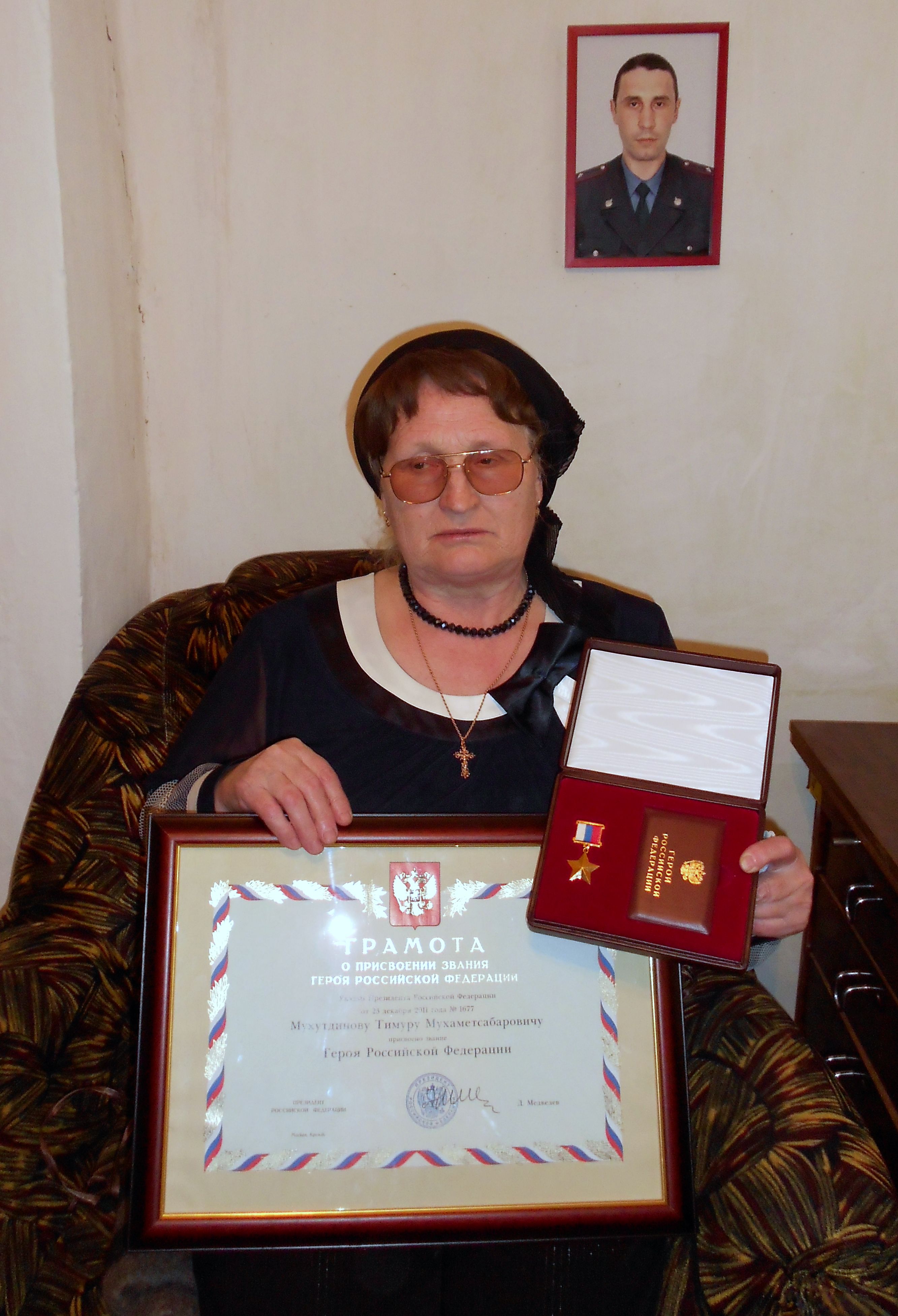 Мать Т.М.Мухутдинова ‒ Нина Павловна Мухутдинова. 2012 год.