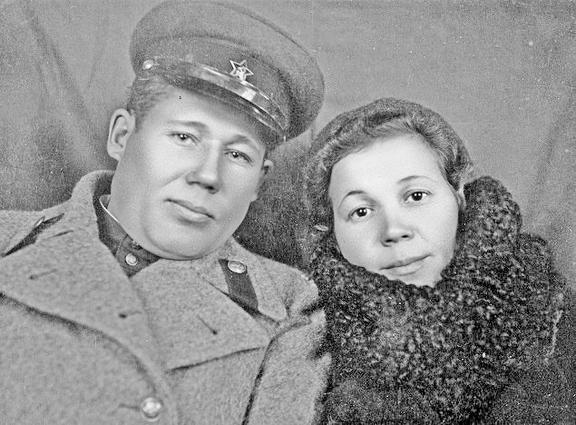 П.Ф.Сулимов с женой