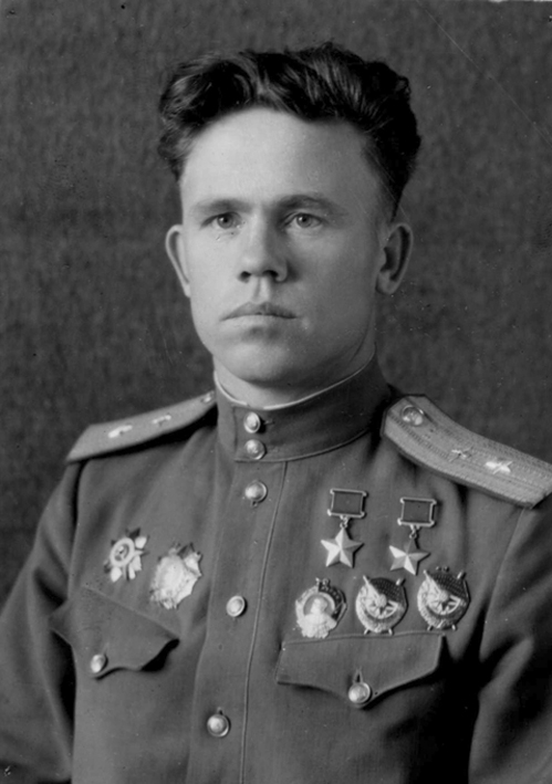 П.А. Плотников, 1945 год