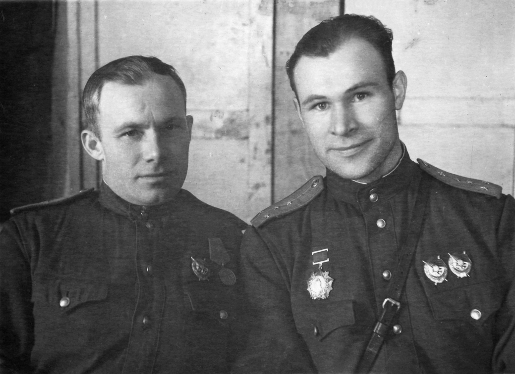 А.А.Анпилов и А.Г.Симонов, 1943 год
