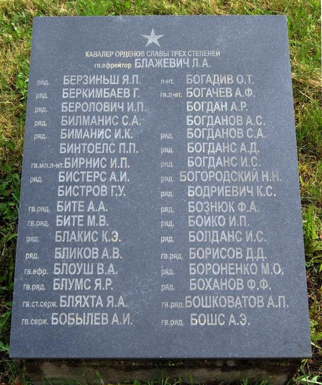 Воинское кладбище вблизи хутора Беюкрогс (вид 2)