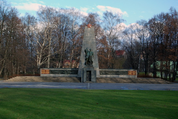 Воинское кладбище в городе Острава