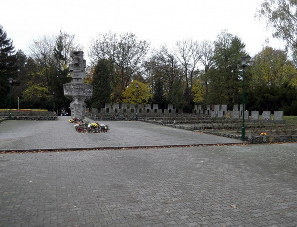 Воинское кладбище в городе Грыфино (общий вид)