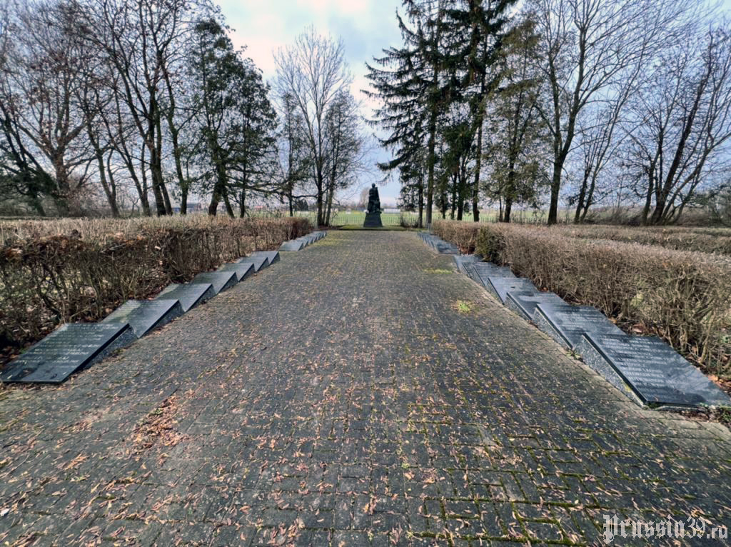 Воинское кладбище в деревне Кмецин (общий вид)
