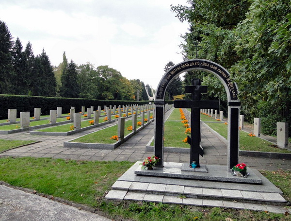Воинское кладбище в городе Щецин (общий вид)