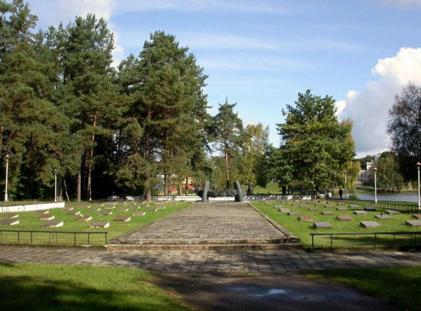 Воинское кладбище в городе Друскининкай (общий вид)
