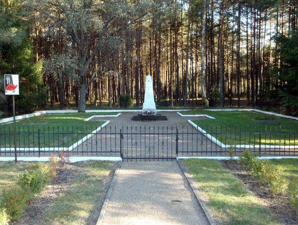 Воинское кладбище в деревне Жабно 