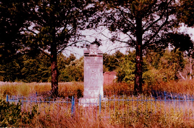 Памятник в деревне Шаховка