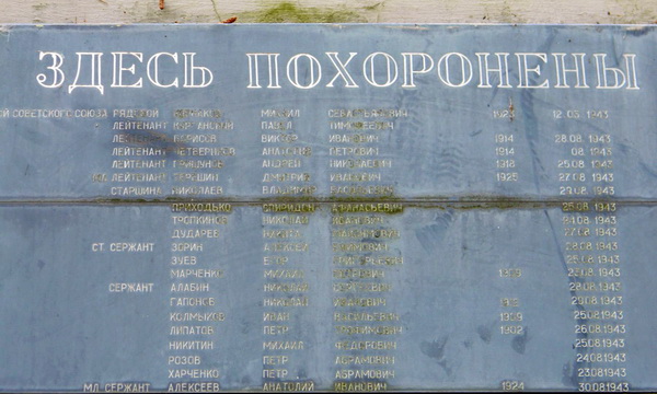 Братская могила в посёлке Новый Коротыч (вид 2)