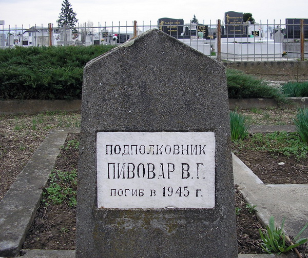 Воинское кладбище в городе Энч (вид 2)