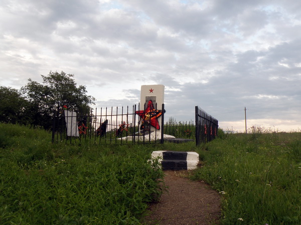 Братская могила в деревне Жданово (общий вид)