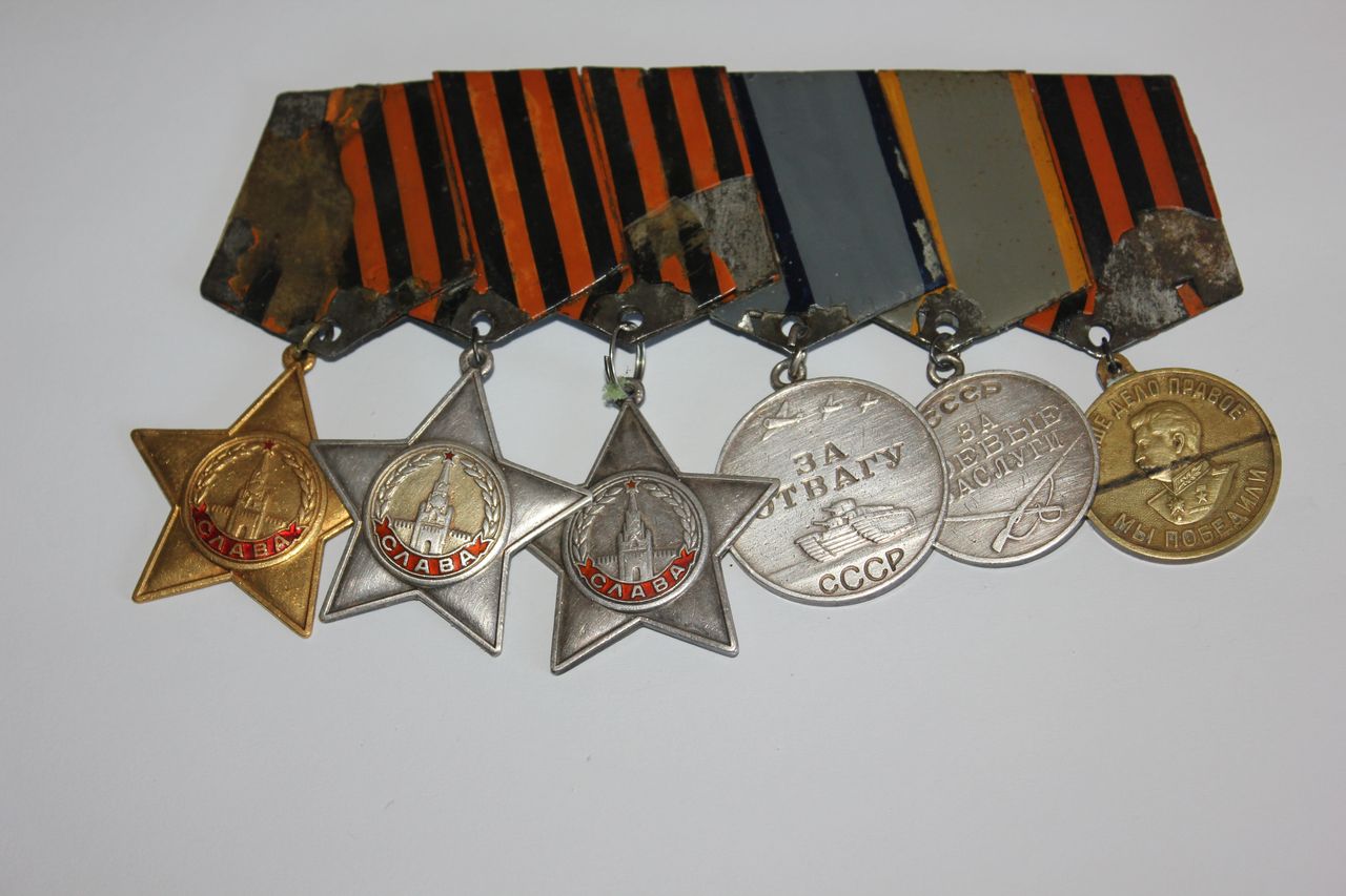 Колодки советских орденов и медалей ВОВ