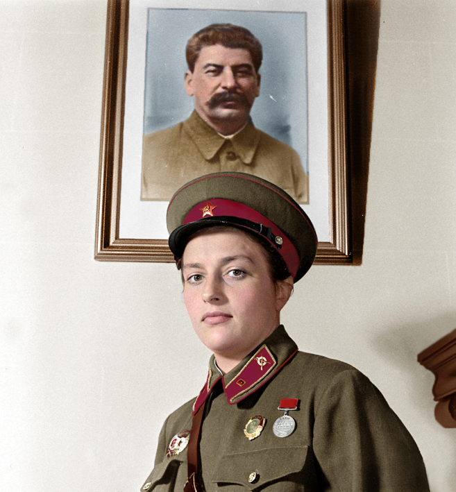 Л.М.Павличенко, лето 1942 года