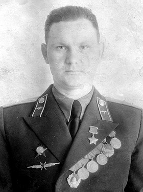 Майор Н.В.Сутягин, 1950-е годы