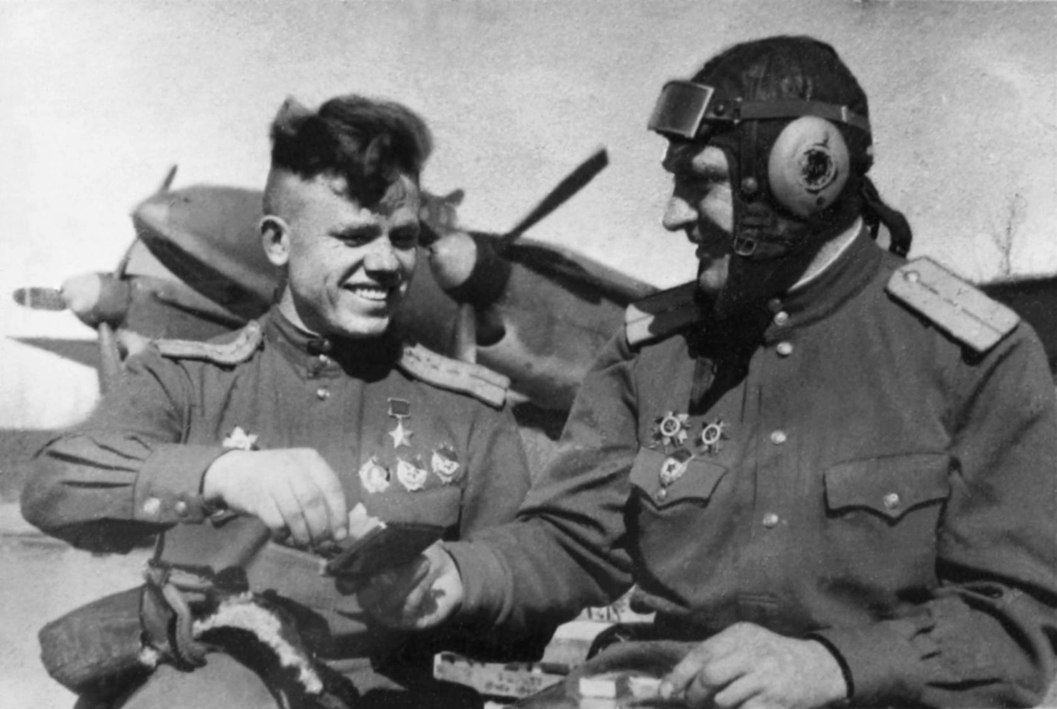 П.А. Плотников, 1945 год